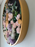 Rose Bush Decorative Clock